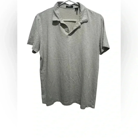 Theory Men’s swollen Cosmos Polo EUC size Medium - Picture 1 of 5